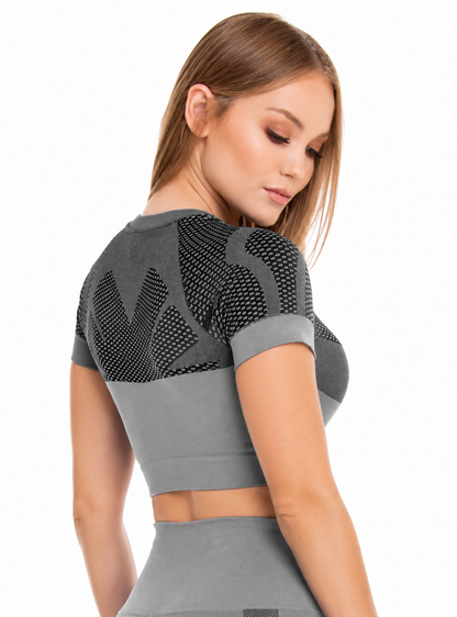 CROP TOP DEPORTIVO SIN COSTURAS