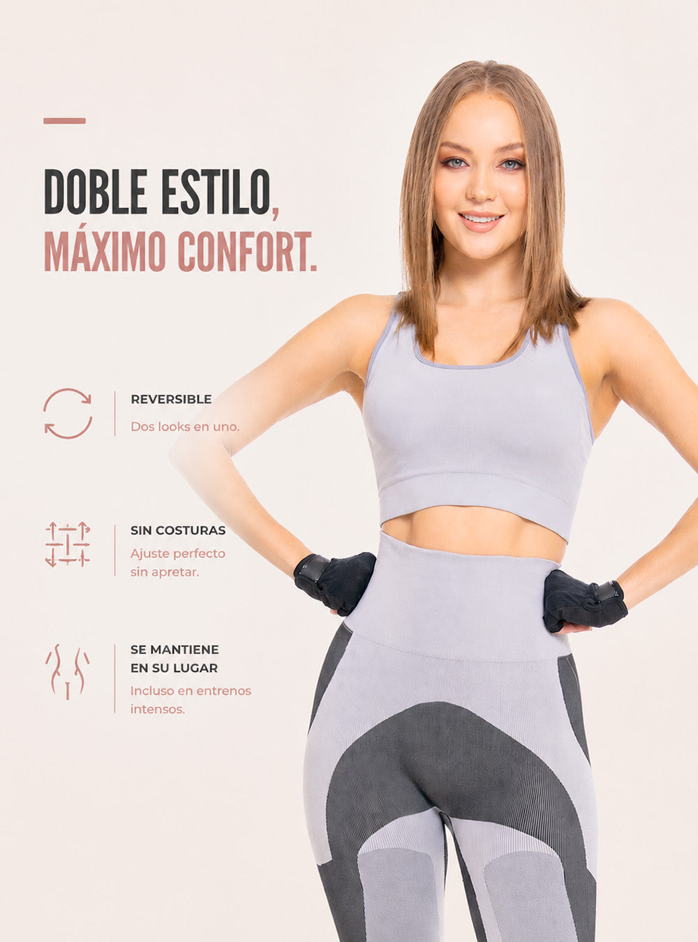 TOP CROP DEPORTIVO REVERSIBLE SEAMLESS
